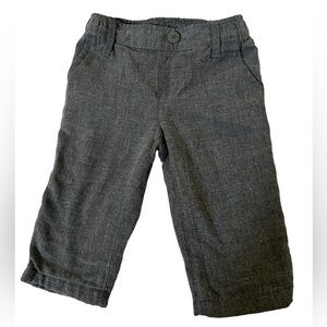 Baby Gap 6-12 months Heather grey smart dress pants, trousers